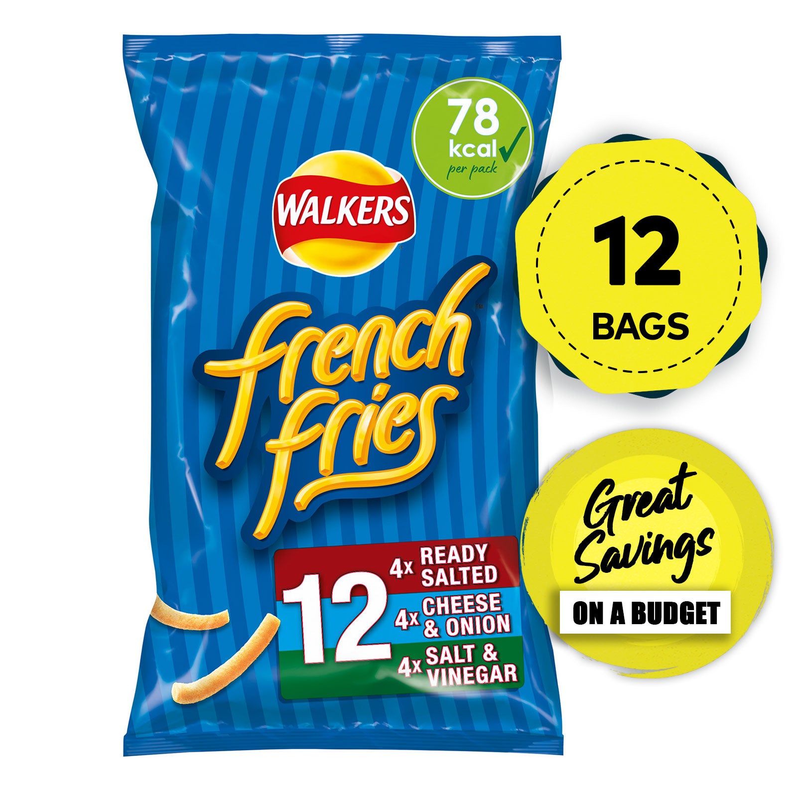 Walkers Crisps Salt Vinegar Quavers Cheese Prawn Cocktail Bundle 88 Bags - Image 9