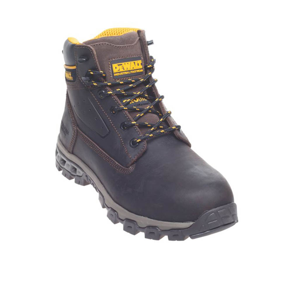 DeWalt Safety Boots Halogen Prolite Mens Brown Leather Aluminium Toe Cap Size 11 - Image 1