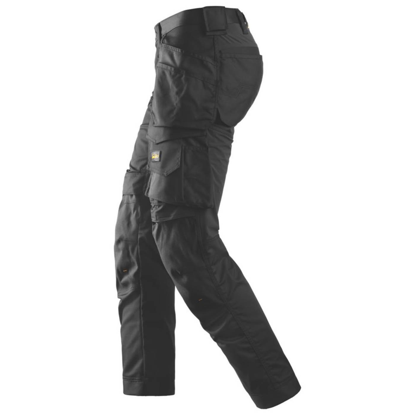 Snickers Work Trousers Mens Slim Fit Black Stretch Multi Pockets Cargo 35W 35L - Image 5