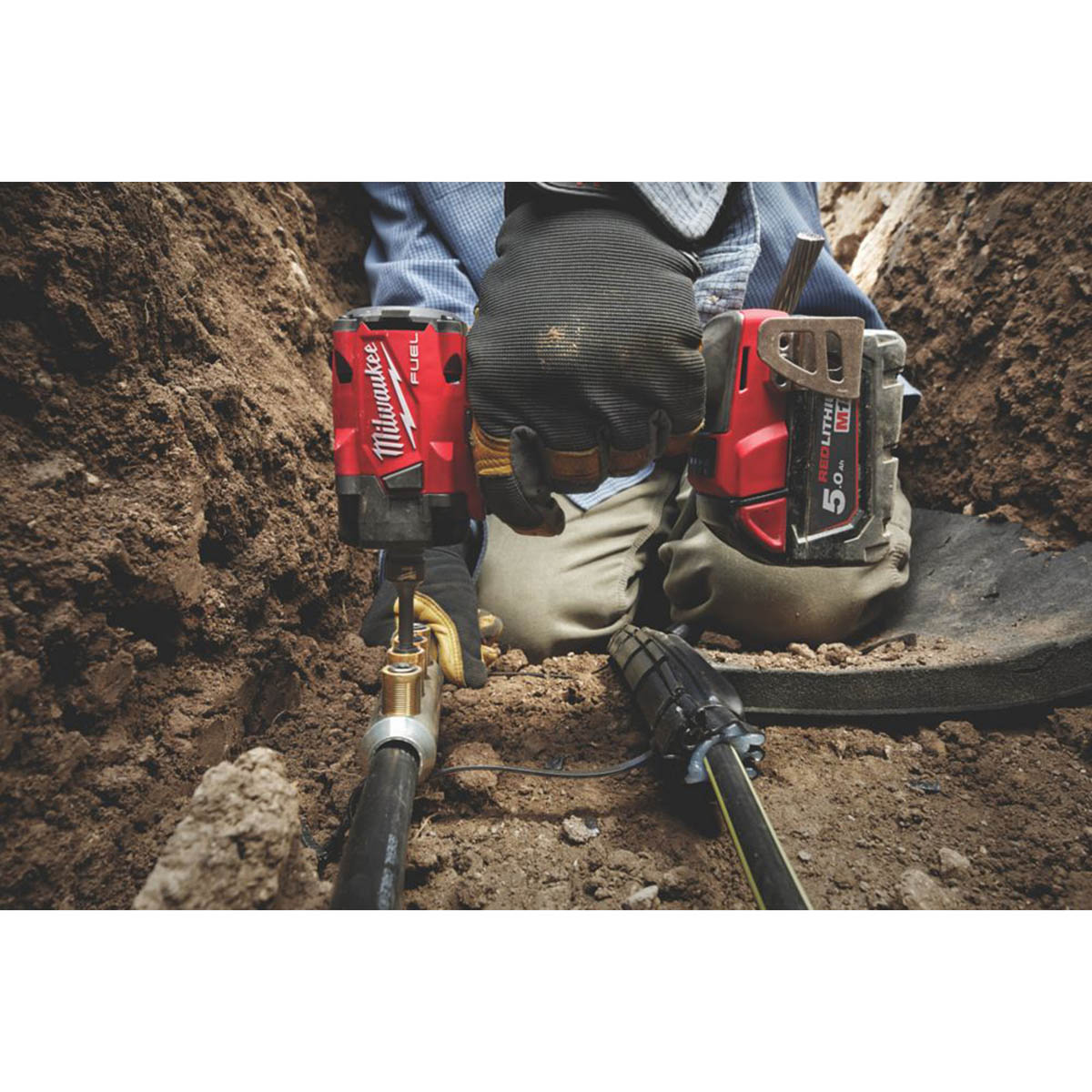 Milwaukee Impact Wrench Cordless M18FIW2F38-502XFUEL Brushless Li-Ion 5.0Ah 18V - Image 6