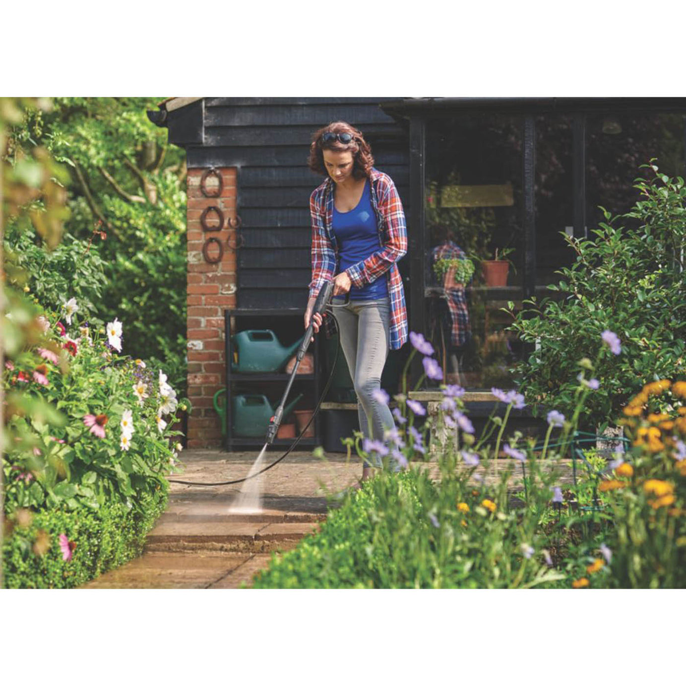 Bosch High Pressure Washer Jet  EasyAquatak 100bar Corded Electric 1100W 230V - Image 2