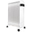 Oil Filled Radiator White Steel Freestanding LCD Display Smart 2500W 240V IPX0 - Image 1