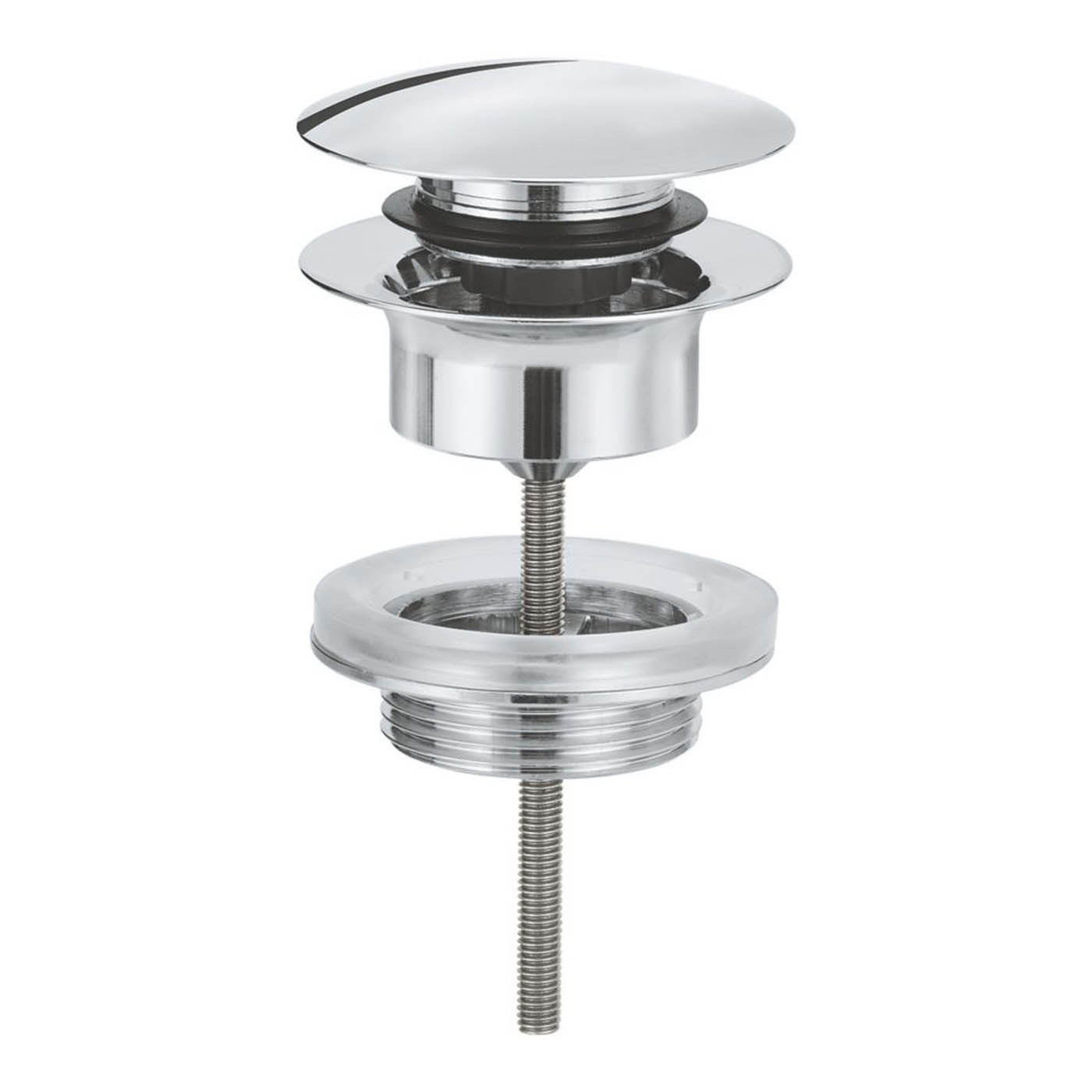 Grohe Slotted Waste Set with Push-Open Plug - Image 1