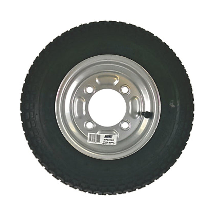 Maypole Trailer Spare Wheel 15" Rubber 4 Studs 4 Ply High Speed For MP6810 - Image 1