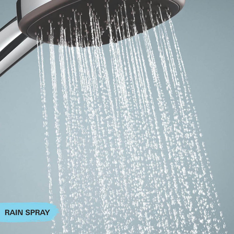 Grohe Shower Mixer Set Thermostatic Chrome Single Spray Pattern Adjustable - Image 4