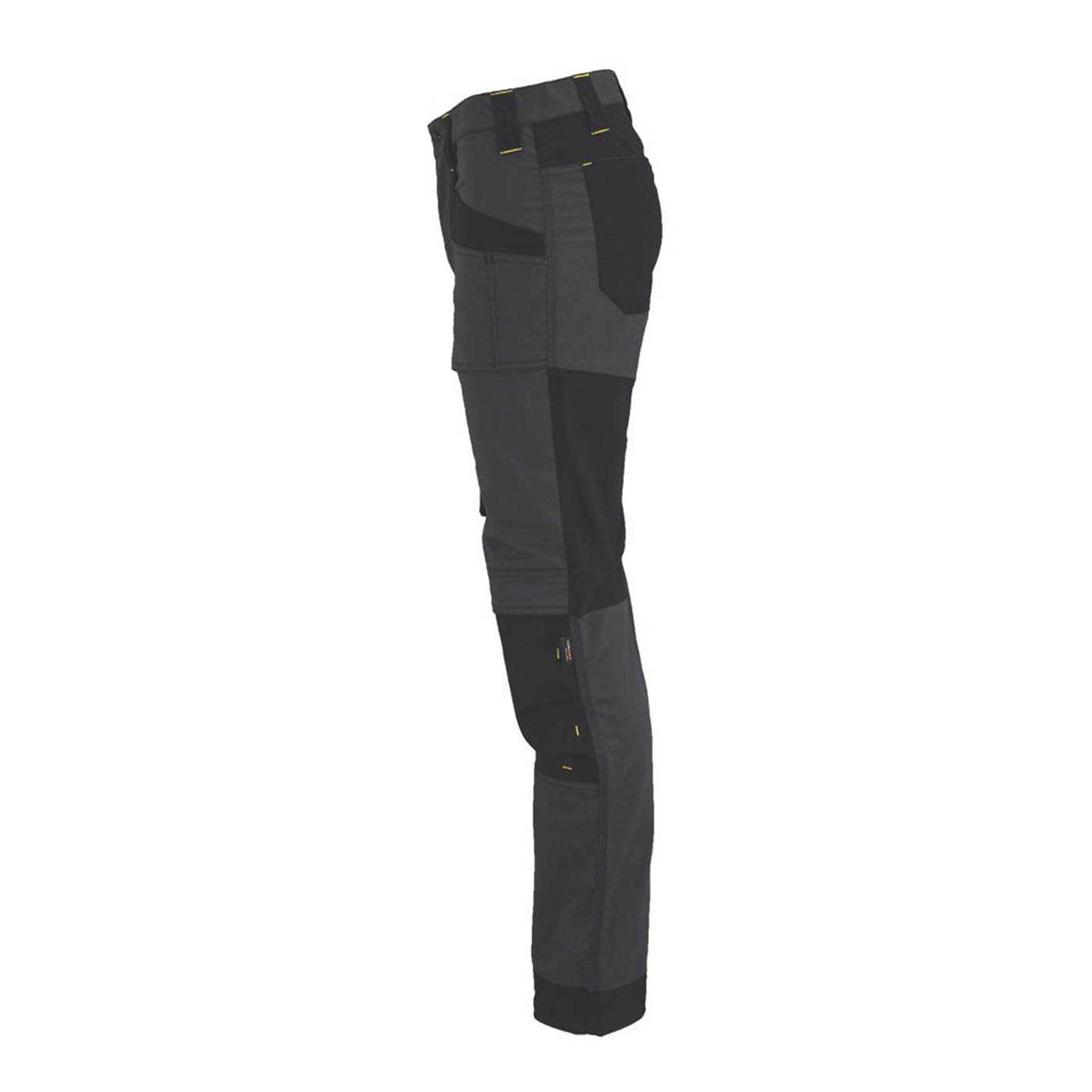 Stanley Work Trouser Mens Slim Fit Grey Black Stretch Multi Pockets 40W 31L - Image 6