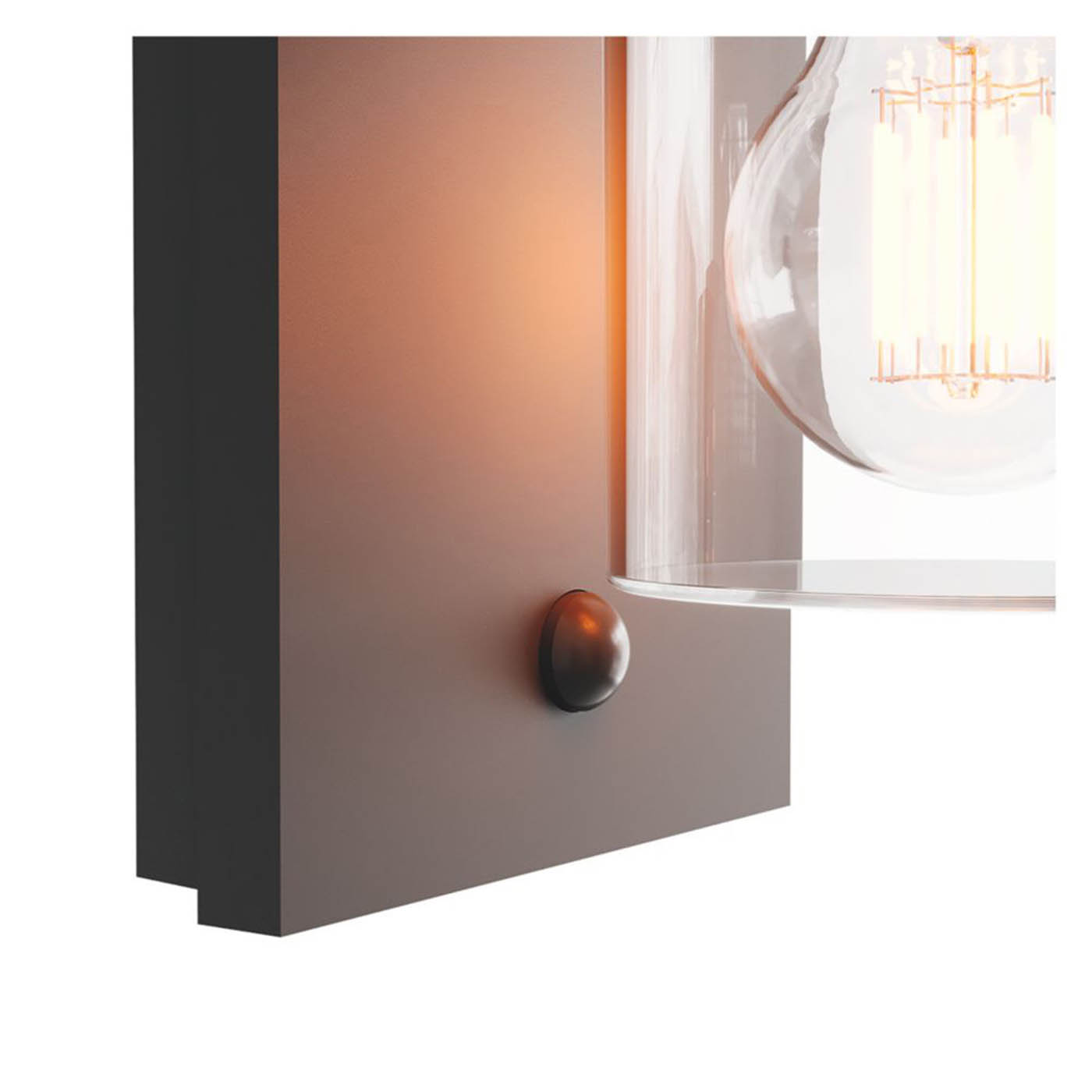 Calex Outdoor Solar Wall Light LED With PIR Sensor Rechargeable Black Modern - Image 3