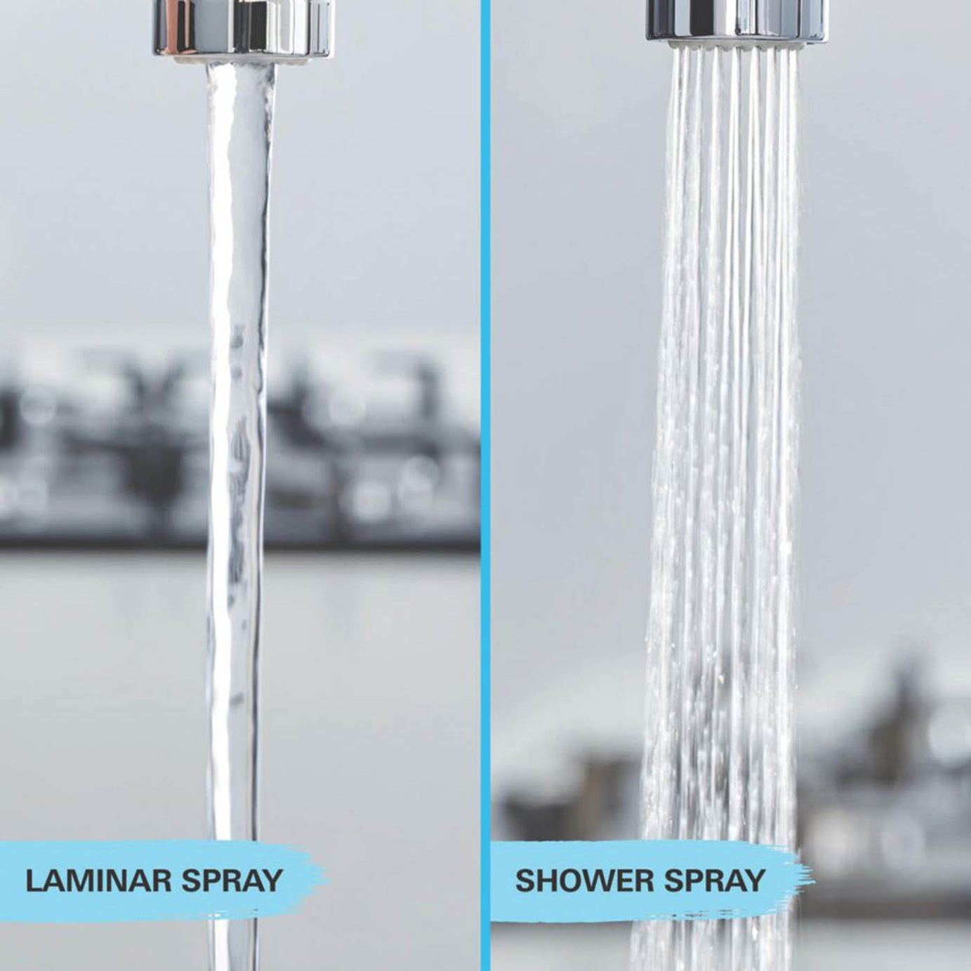 Grohe Kitchen Tap Mono Mixer Chrome Single Lever Pull Out Spout Modern Faucet - Image 5