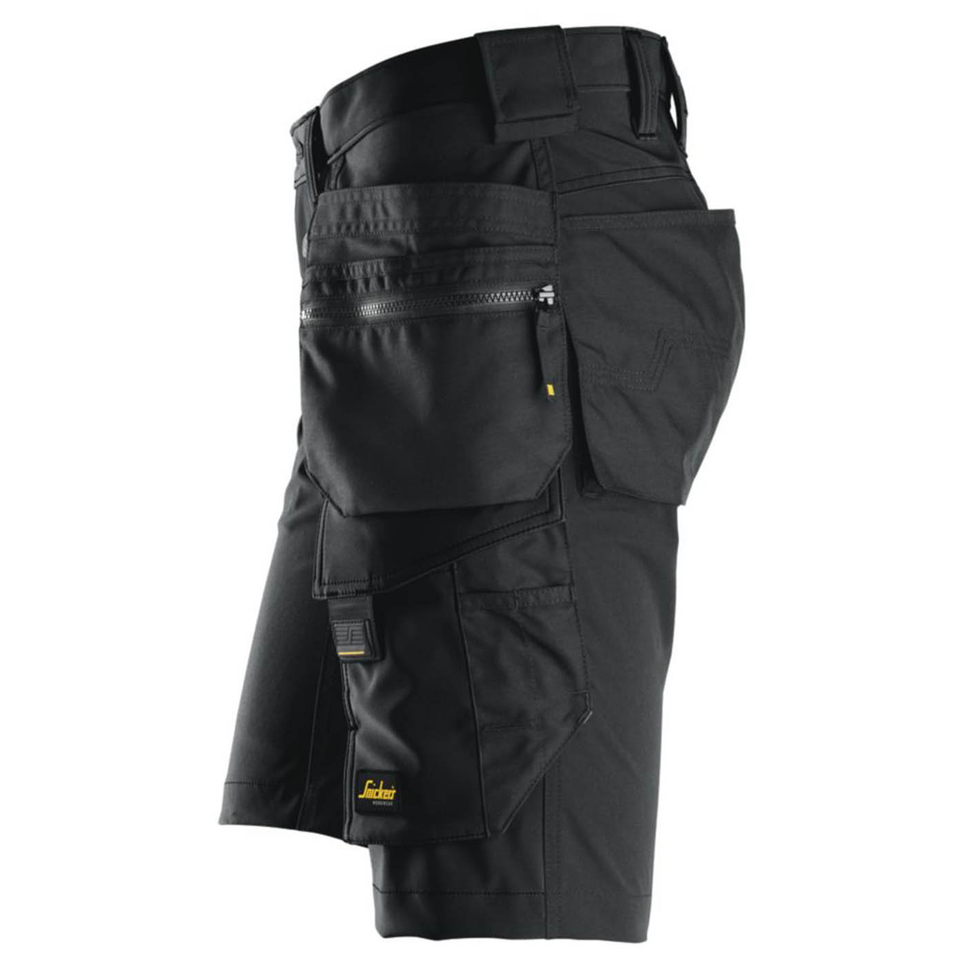Snickers Work Shorts 6175 Mens Black Windproof Stretch Multi Pockets Cargo 31W - Image 5