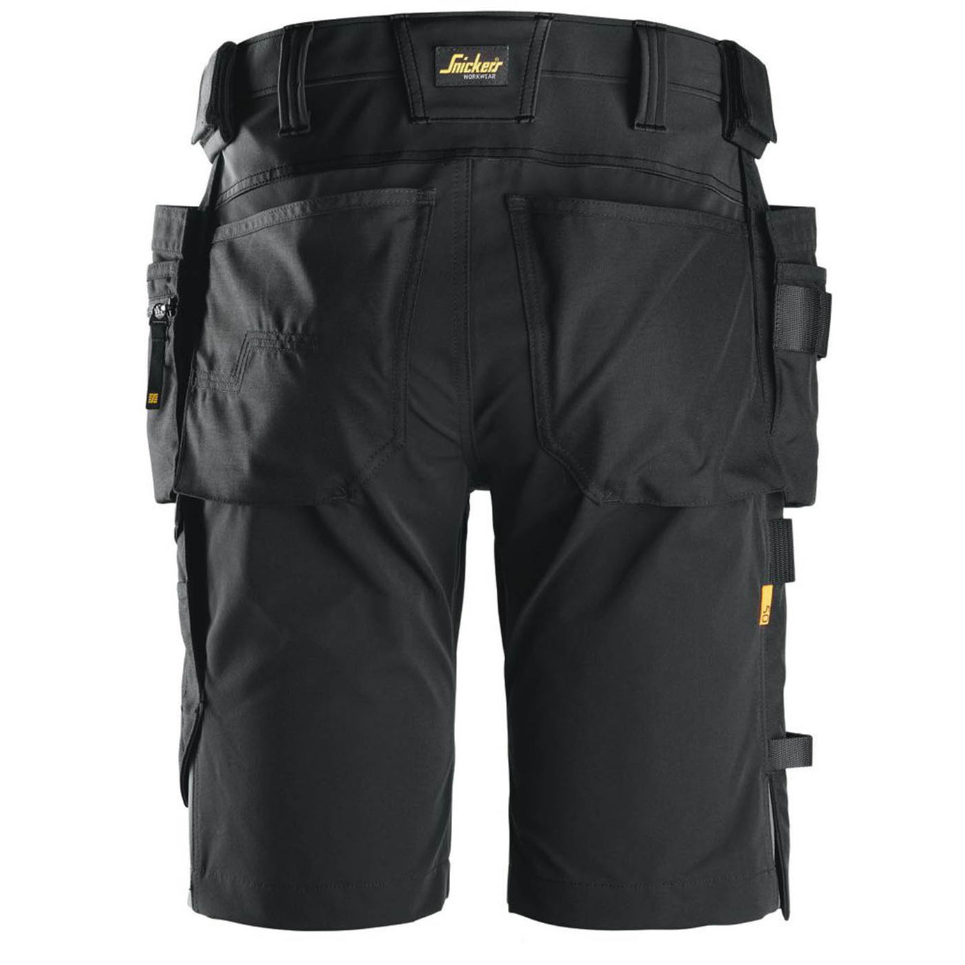 Snickers Work Shorts 6175 Mens Black Windproof Stretch Multi Pockets Cargo 31W - Image 6