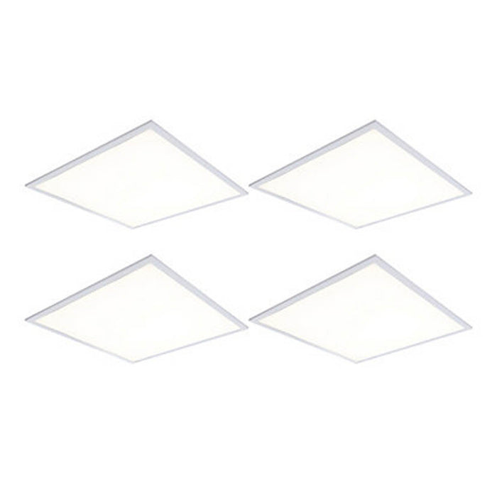 LED Backlit Ceiling Panels Lights Daylight 3300lm Indoor Square 33W Pack Of 4 - Image 1