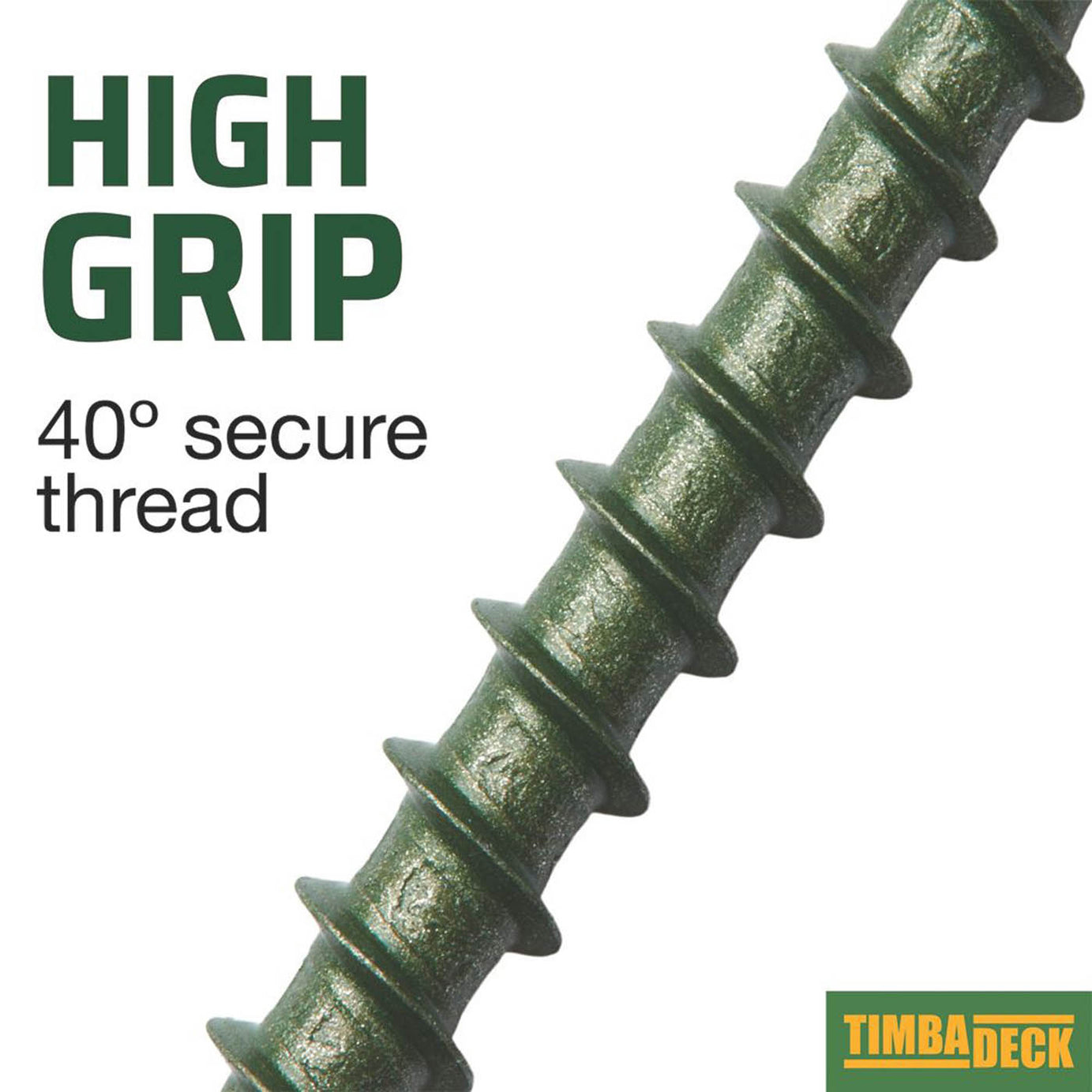 Timbadeck Decking Screws PZ Double-Countersunk Outdoor 4.5 x 65mm 2500 Pack - Image 3