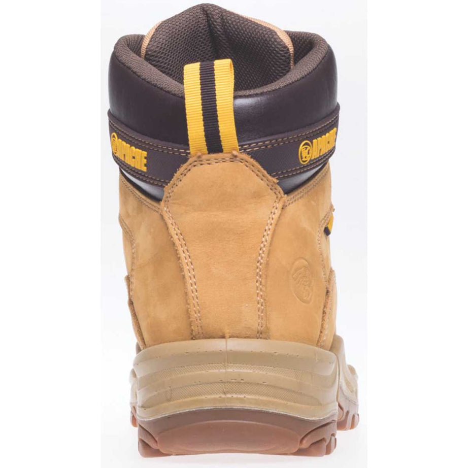 Apache Mens Safety Boots Ankle Honey Metal Free Waterproof Breathable Size 10 - Image 3