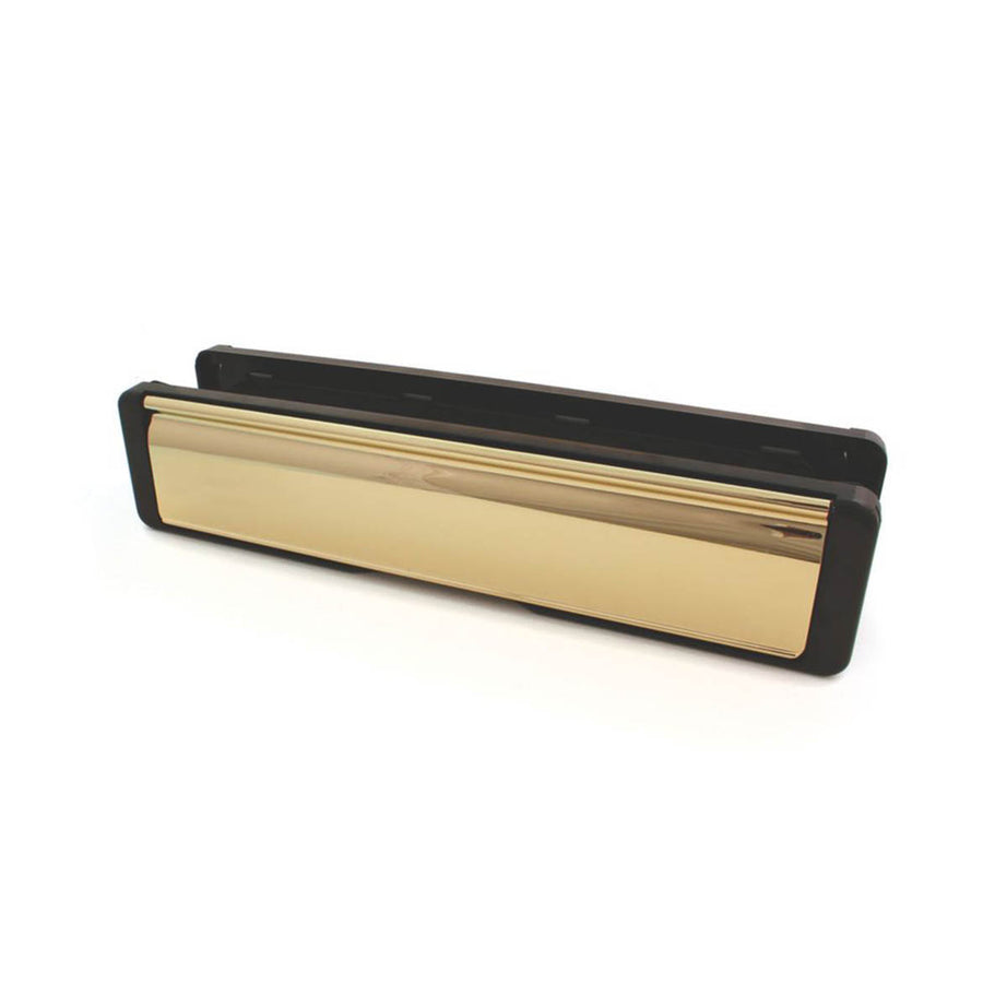 Fab & Fix Letter Plate 40-80 External Nu Mail Edge 68 Hardex Gold 310 x 68mm - Image 1
