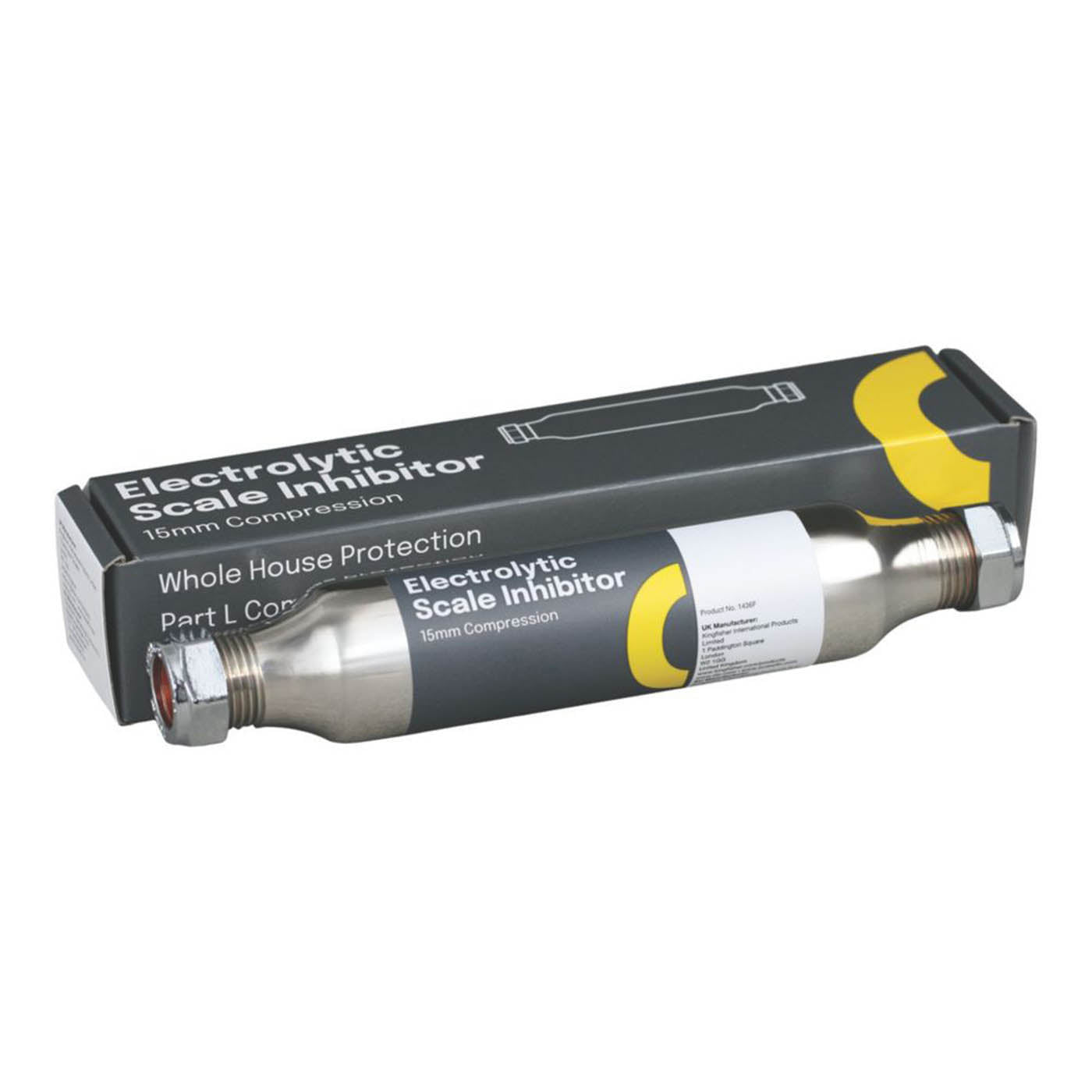 Flomasta Scale Inhibitor Electrolytic Compression Connection Whole House 15mm - Image 3
