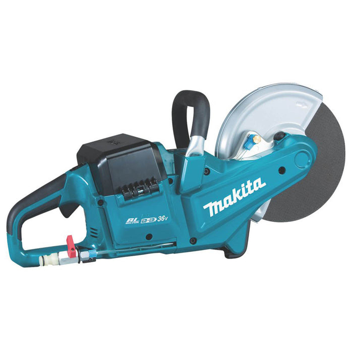 Makita Disc Cutter Cordless 2x5.0Ah 36V DCE090T2X1 Brushless 230mm Diamond Blade - Image 1