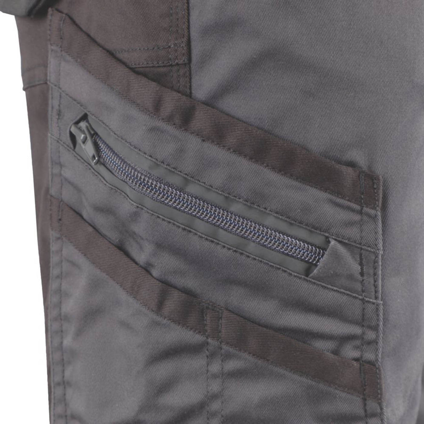 Site Bolden Holster Pocket Trousers Grey / Black 30" W 30" L - Image 6