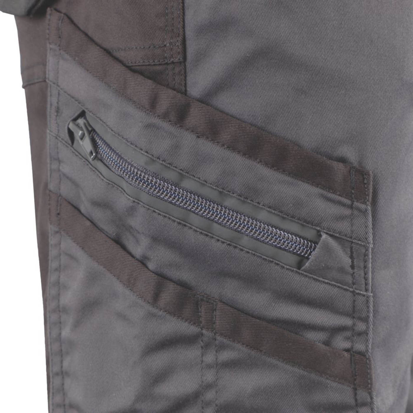 Site Bolden Holster Pocket Trousers Grey / Black 30" W 30" L - Image 6