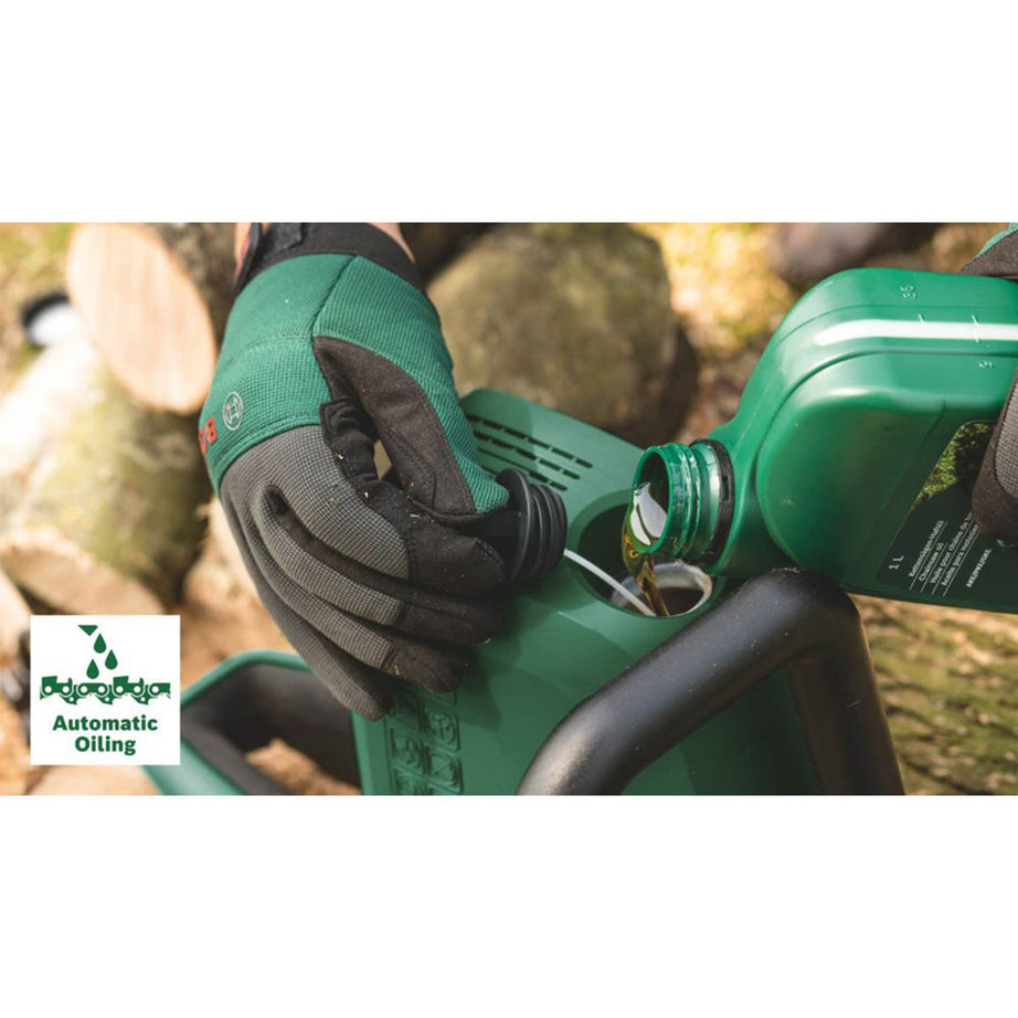 Bosch Chainsaw Electric 35cm Lightweight Garden Wood Cutter Heavy Duty 1800W - Image 4