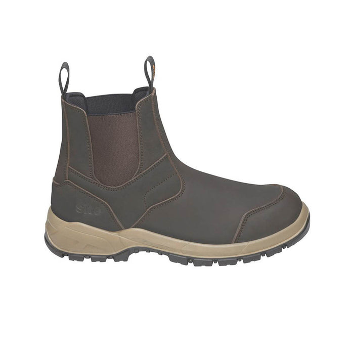 Site Safety Dealer Boots Mens Standard Fit Brown Waterproof Steel Toe Size 7 - Image 2