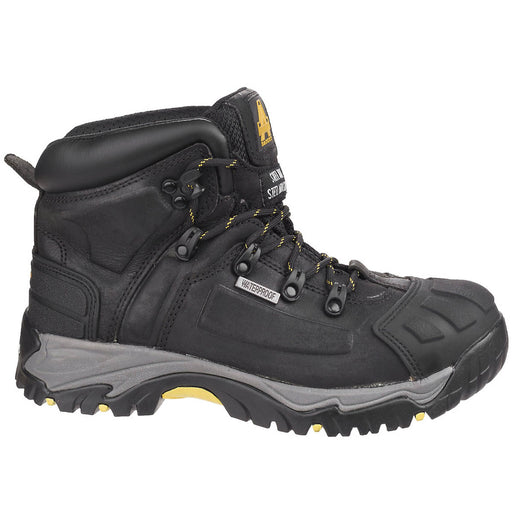 Amblers Safety Boots Mens Standard Fit 	Black Waterproof Steel Toe Size 13 - Image 1