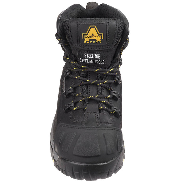 Amblers Safety Boots Mens Standard Fit 	Black Waterproof Steel Toe Size 13 - Image 2