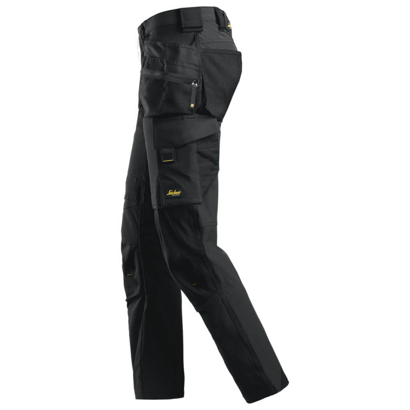 Snickers Work Trousers 6271 Stretch 14 Pockets Black Slim Breathable 35" W 32" L - Image 5