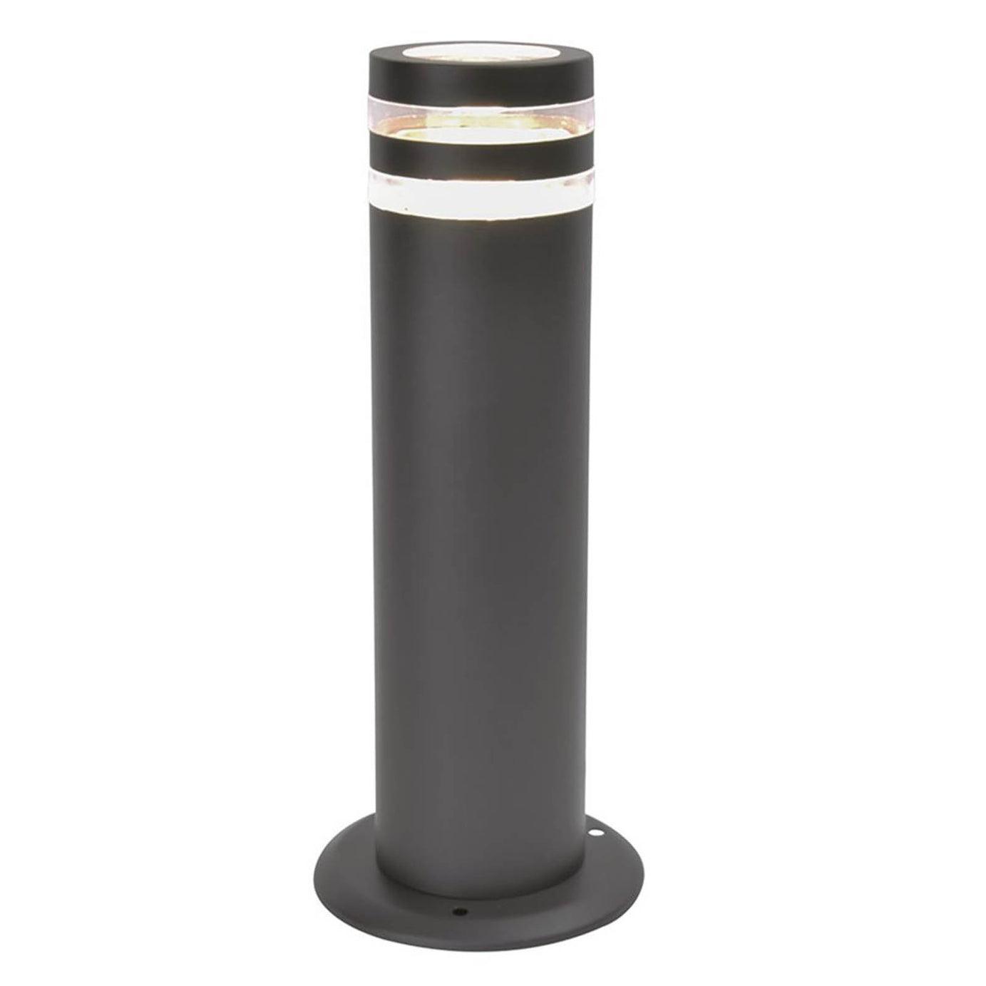 Lutec Outdoor Bollard Light Dark Grey Aluminium Impact Resistant Modern 400mm - Image 2