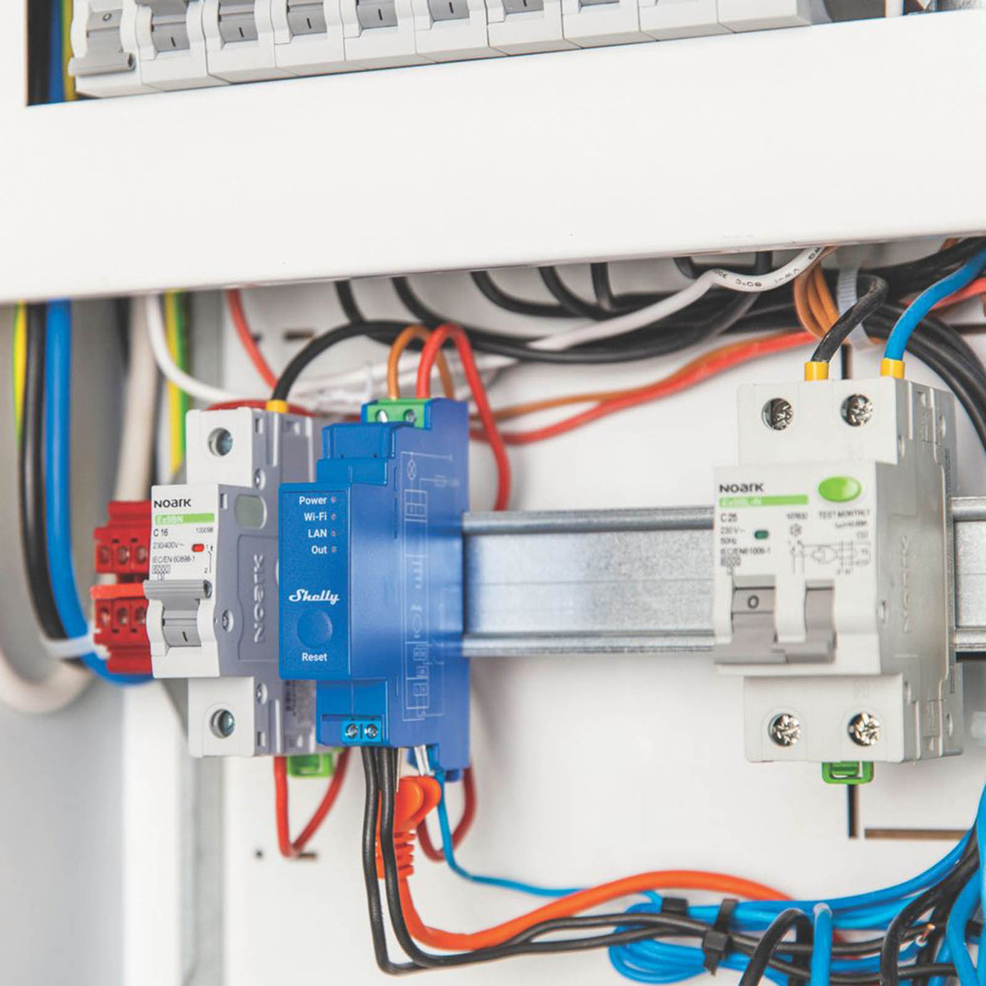 Shelly Smart Relay Switch Single Phase 1 Channel 16A WiFi Bluetooth Dry Contacts - Image 4