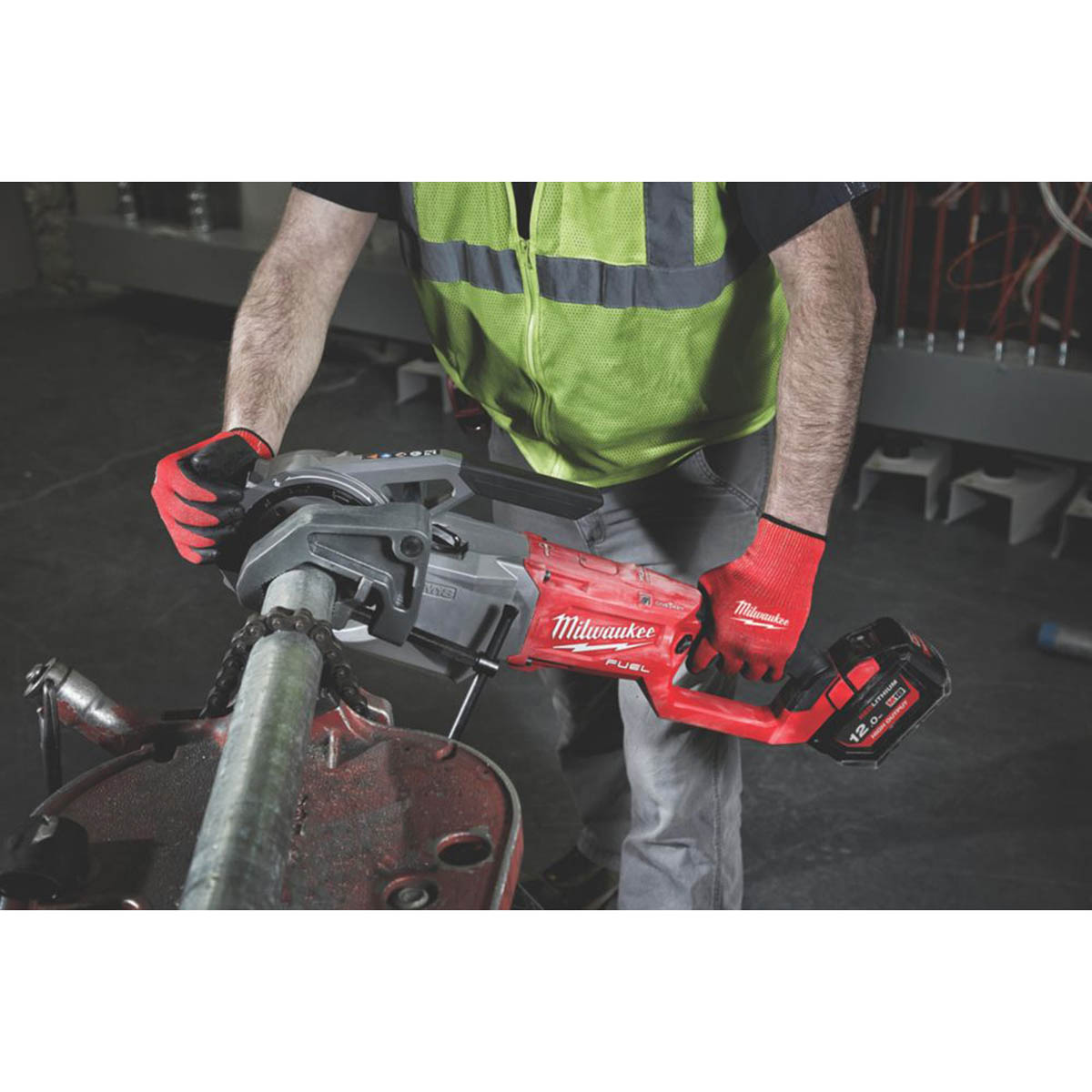 Milwaukee Pipe Threader Cordless 18V Li-Ion M18FTP2-0C Hand Held Body Only - Image 4