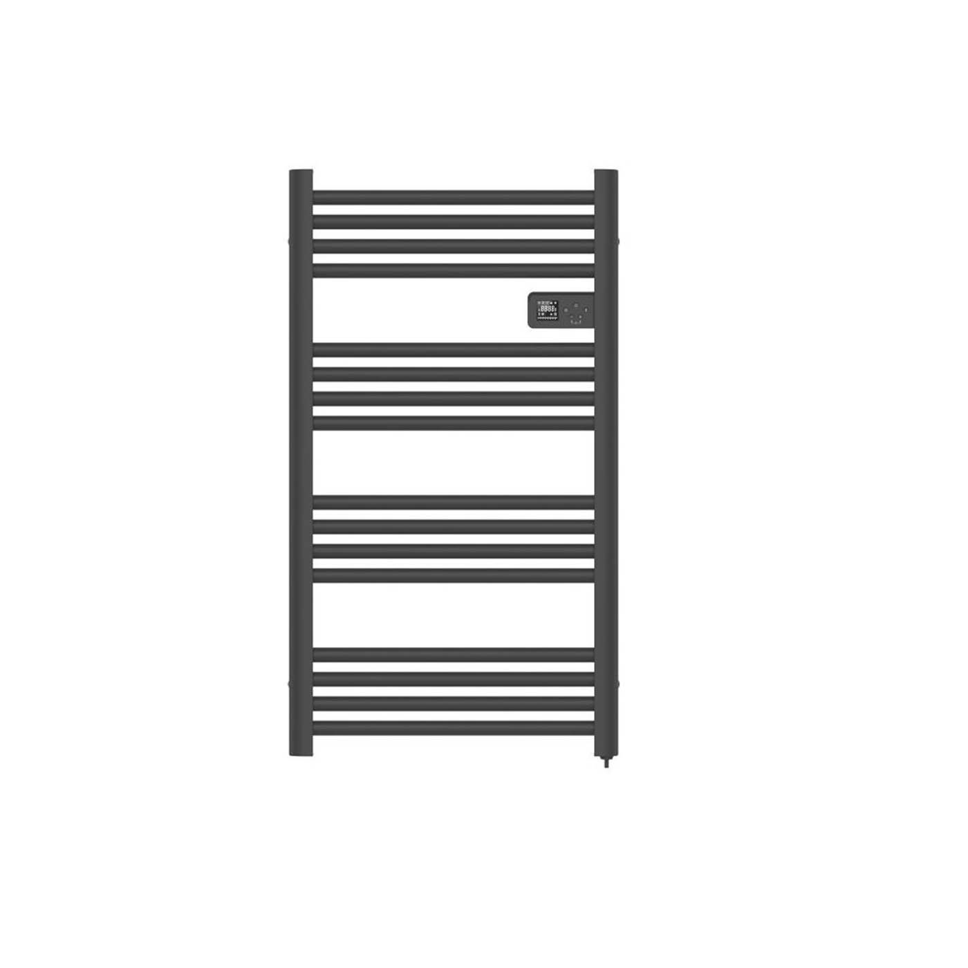 Flomasta Electric Towel Rail Radiator Black Flat Bathroom Warmer Ladder 96x54cm - Image 2