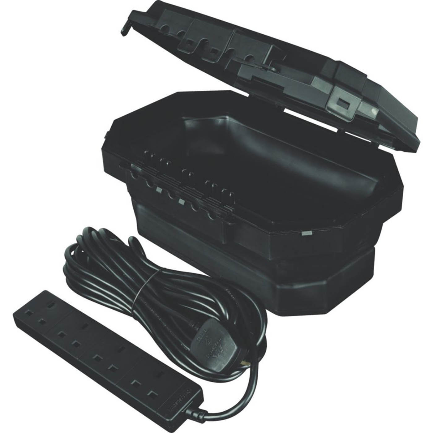 Masterplug IP54 Weatherproof Outdoor Enclosure 376mm x 230mm x 154mm - Image 1