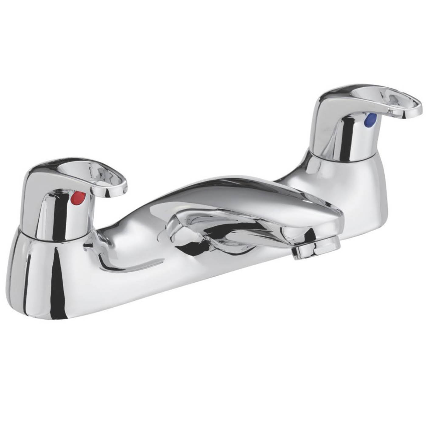 Bristan Bath Filler Tap Cadet Decj Mounted Lever 2 Tap Holes - Image 1