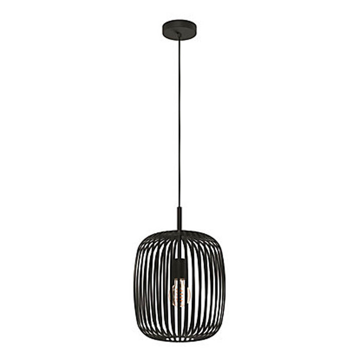 Ceiling Light Black Pendant Indoor IP20 Living Bedroom Contemporary 40W - Image 3