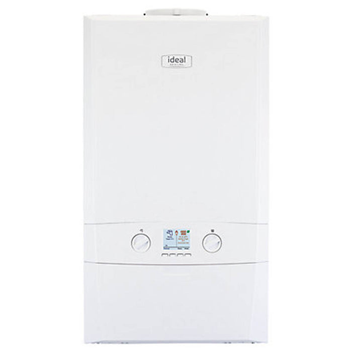 Ideal Heating Combi Boiler Gas LogicMaxCombiC24 White Compact Indoor 24.2kW - Image 1