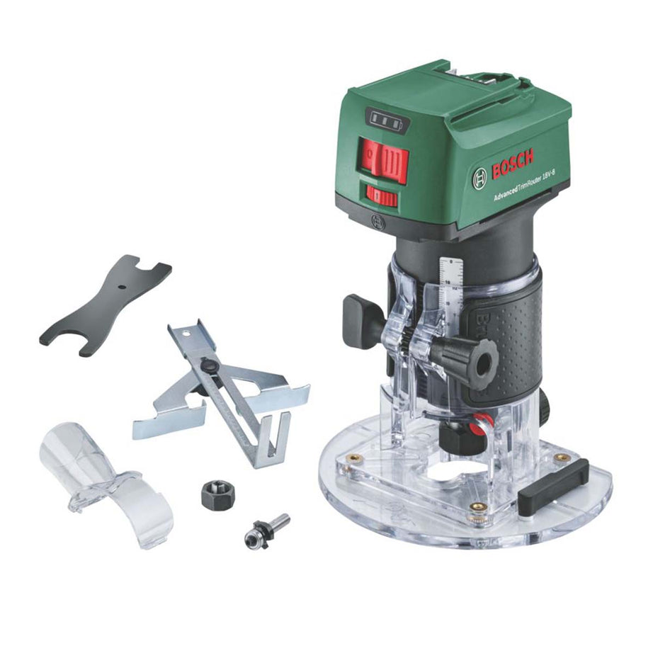 Bosch Trimmer Router Cordless 18V AdvancedTrimRouter 8mm Woodworking Body Only - Image 1