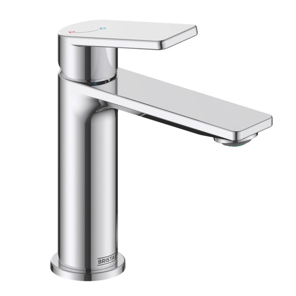 Bristan Bathroom Basin Tap Mono Mixer Chrome Single Lever Clicker Waste Faucet - Image 1