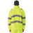 Hi-Vis Jacket Yellow Reflective Waterproof Pockets Zipped Large 41.5" Chest - Image 4