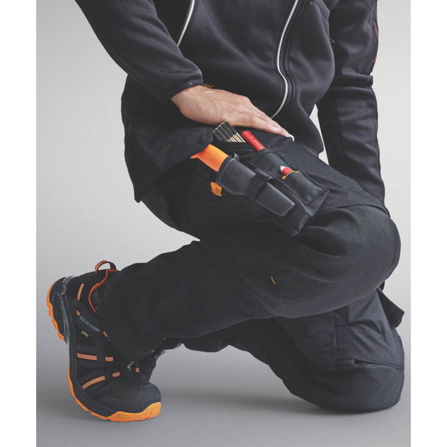 Snickers Work Trousers Mens Slim Fit Black Stretch Multi Pockets Cargo 30W 32L - Image 3
