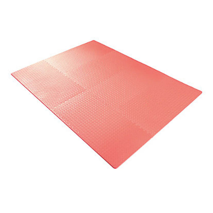 Interlocking Floor Foam Tiles Mats Red Impact-Resistant Non Slip 10mm 12 Pack - Image 3