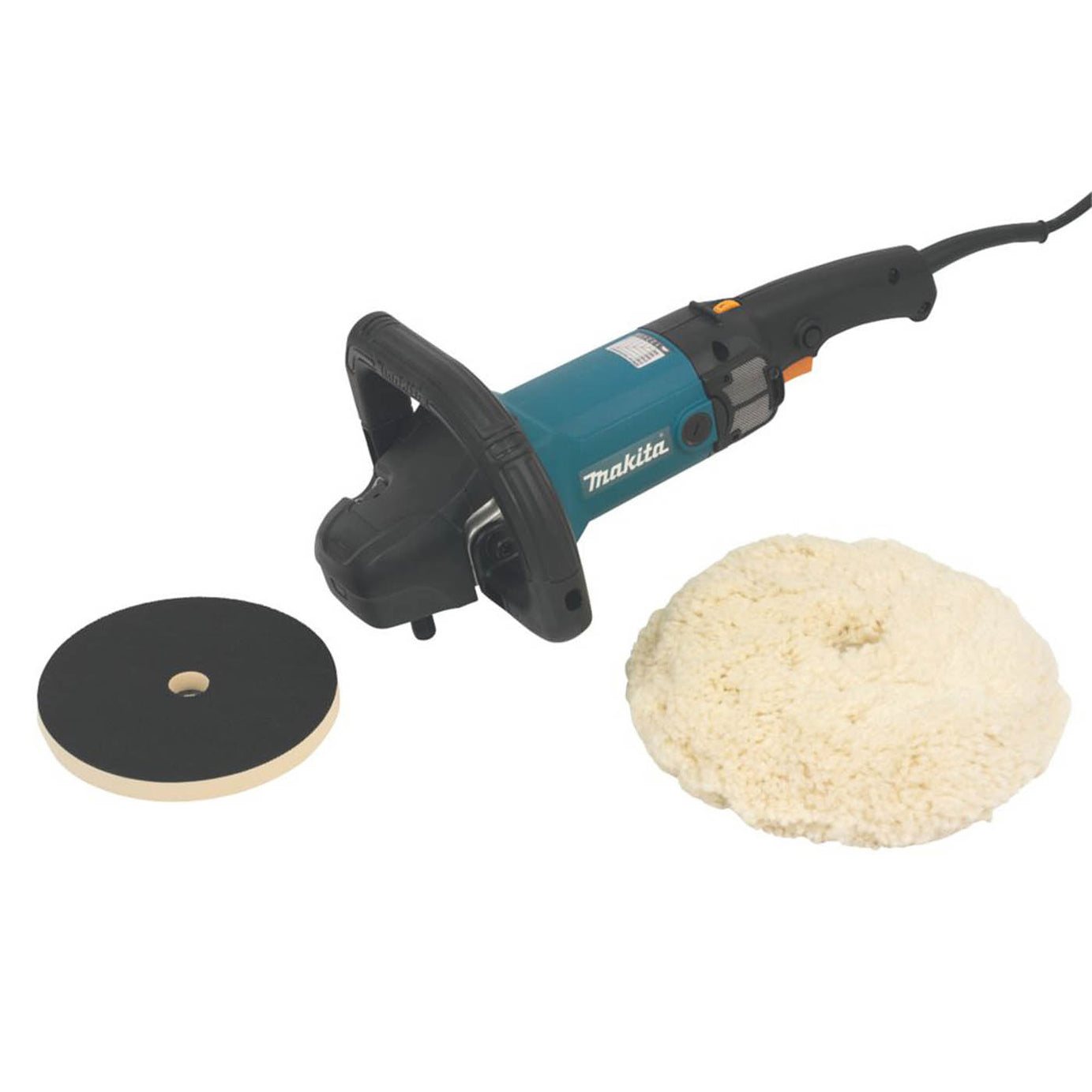 Makita Polisher 9237CB/1 Sander Corded Electric Powerful Compact 180mm 110V - Image 2
