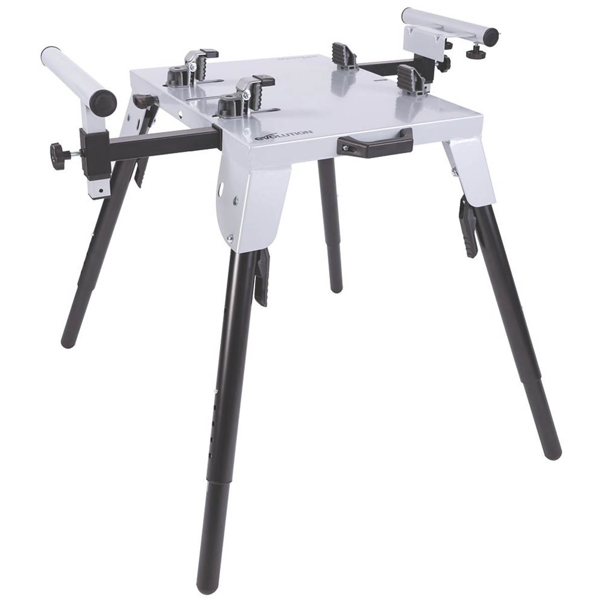 Evolution Chop Saw Stand Universal  225kg Max. Load Capacity Adjustable Height - Image 1