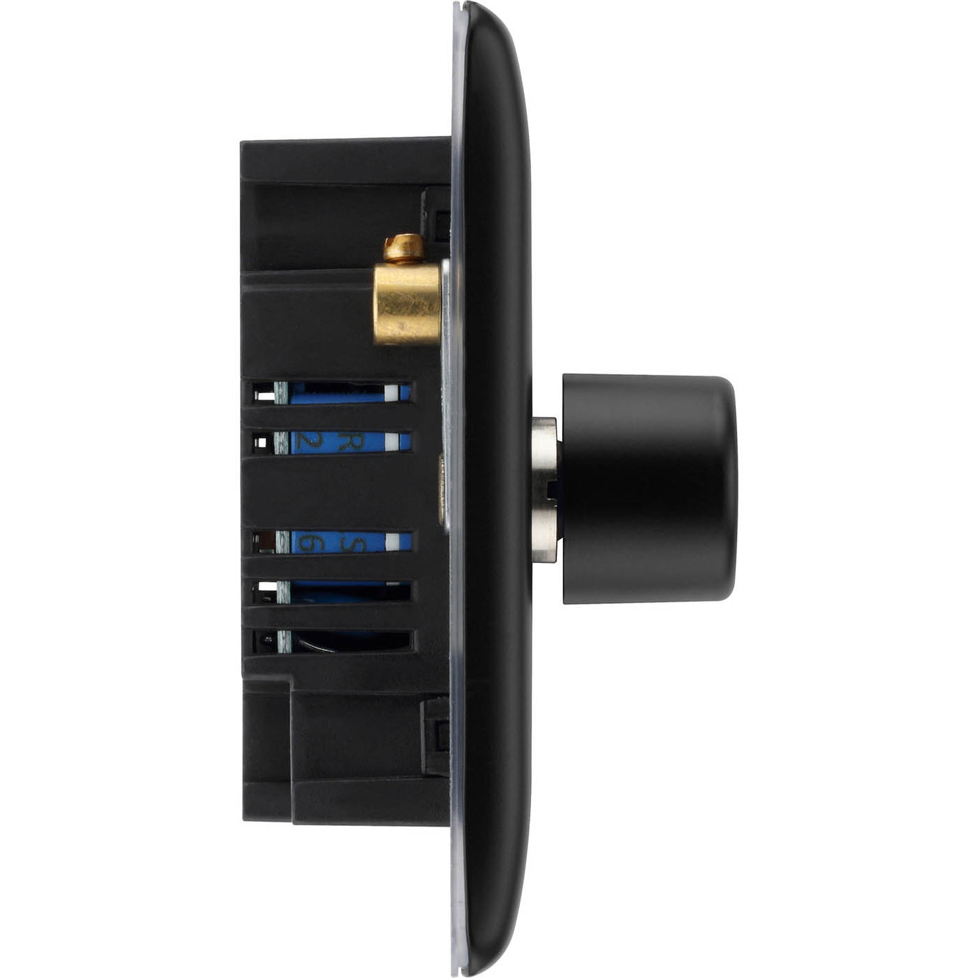 BG Double Dimmer Switch 2-Way Push On/Off Nexus Metal Matt Black Trailing Edge - Image 9