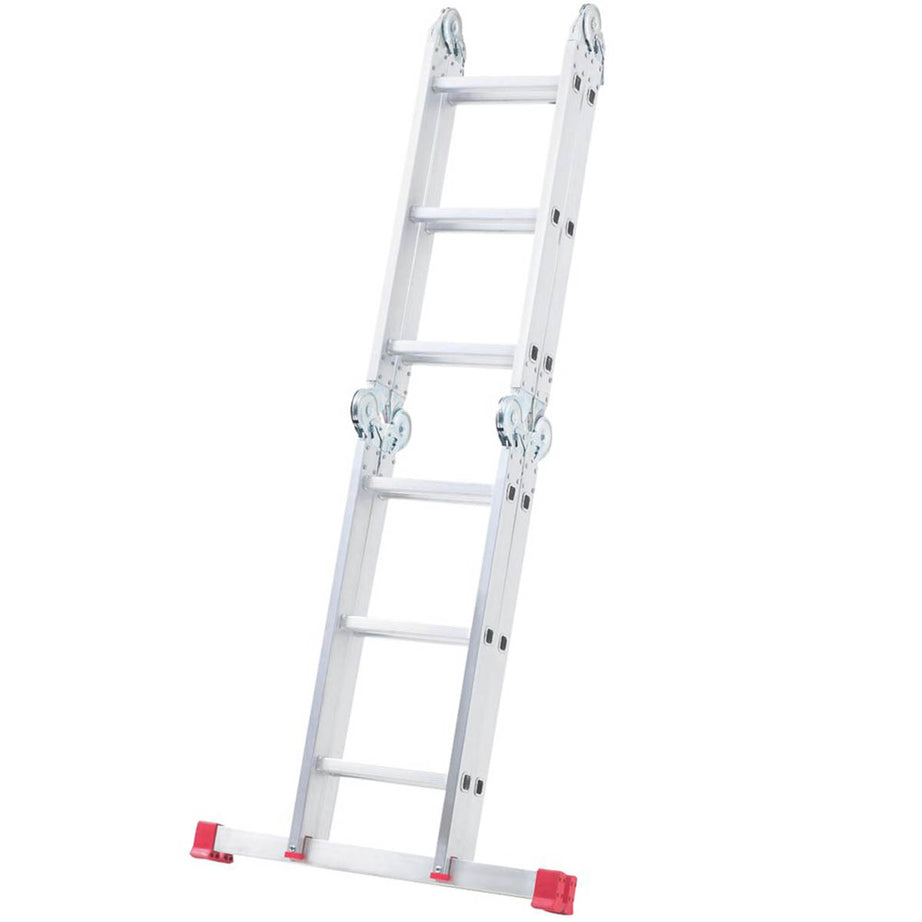 Combination Ladder Aluminium 4 Sections 12 Way Foldable Multi Purpose 3.39m - Image 3