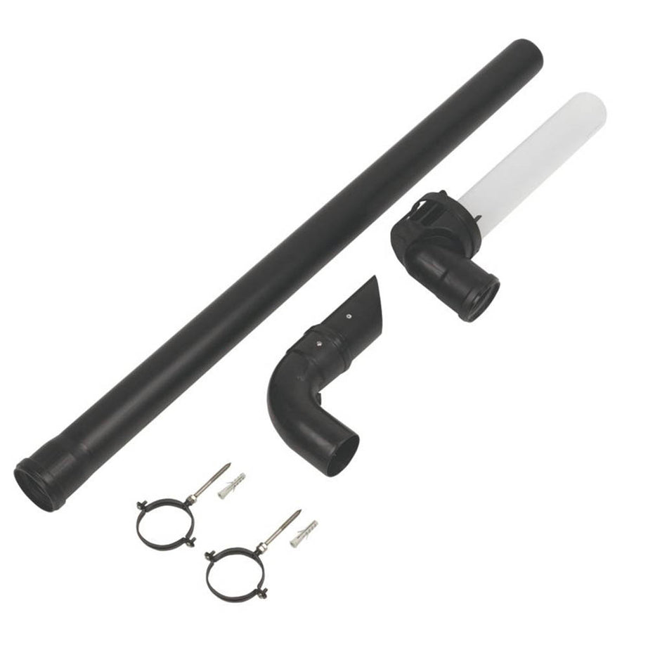 Baxi Plume Kit Including 1m Extension And Brackets Horizontal Multifit  Flue - Image 2