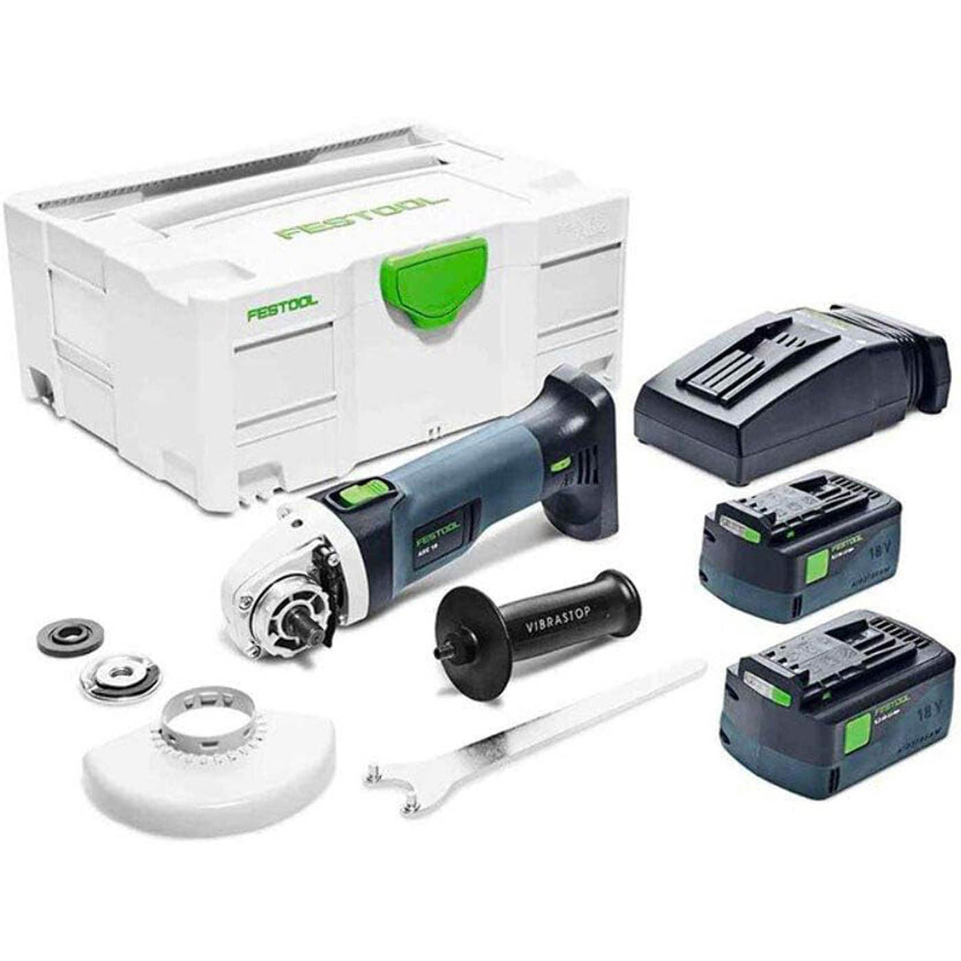 Festool Angle Grinder AGC 18-125 Li 5.2 EB Plus CL Cordless Powerful With Case - Image 1