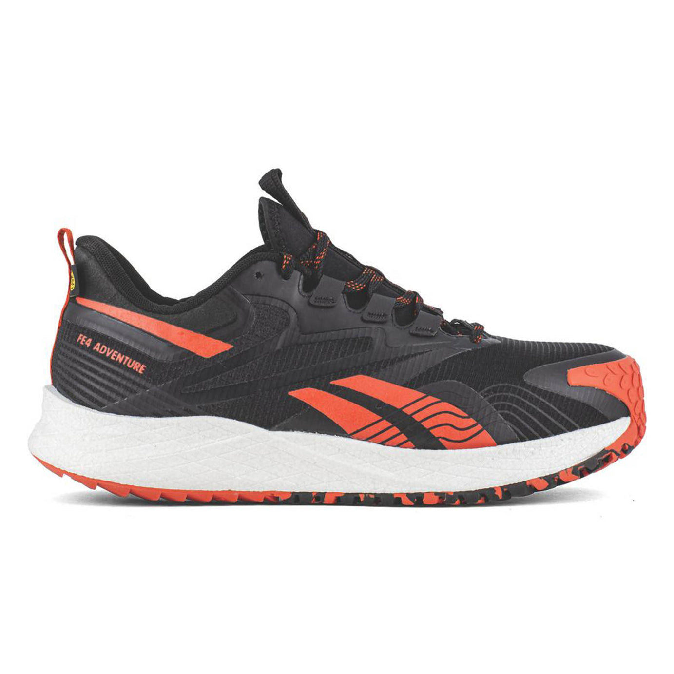 Reebok Safety Trainers Unisex Wide Fit Black Orange Shoes Composite Toe Size 9 - Image 2