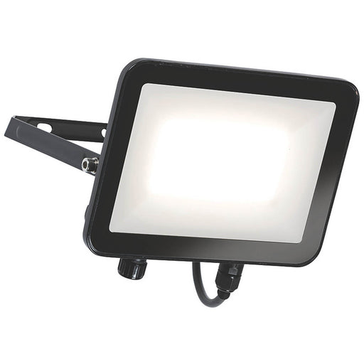 Floodlight LED Outdoor Black Die-Cast Aluminium Tilt Cool White 5430lm 50W - Image 1