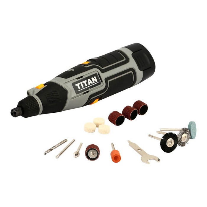 Refurb Titan TTG953MLT 12V 1 x 1.5Ah Li-Ion   Cordless Multi-Tool & Accessories 16 Piece Set - Image 1