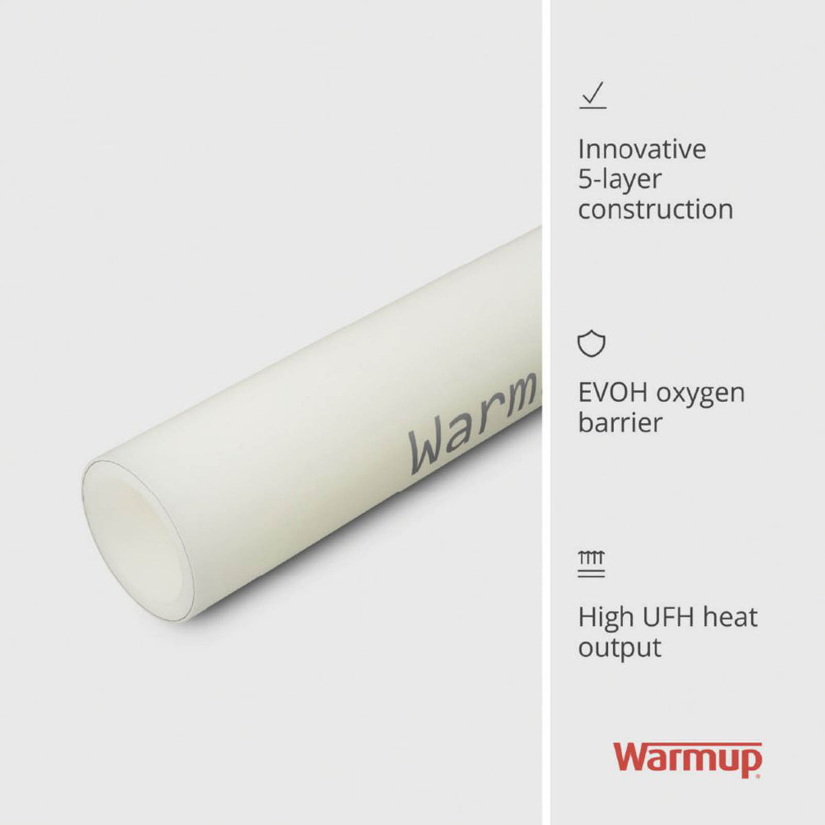 Warmup  Compression/Press-Fit/Push-Fit PE-RT Pipe 16mm x 60m - Image 3